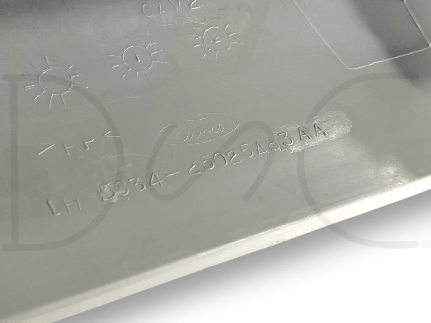 03-07 Ford F250 F350 LH Left Driver A-Pillar Trim Gray OE 5C34-25025A83-Aa