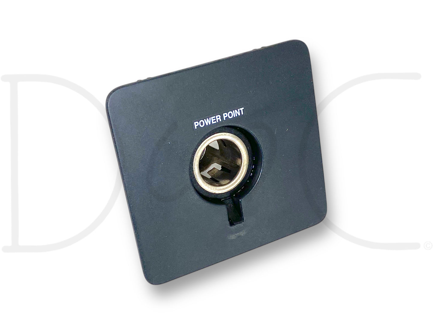 05-07 Ford F250 F350 Super Duty Dash Bezel Power Point 12V Outlet Plug OE *Blem*