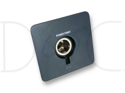 05-07 Ford F250 F350 Super Duty Dash Bezel Power Point 12V Outlet Plug OE *Blem*