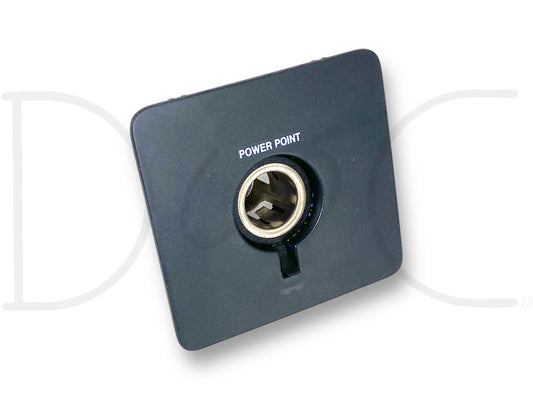 05-07 Ford F250 F350 Super Duty Dash Bezel Power Point 12V Outlet Plug OE *Blem*