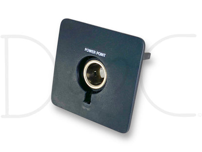 05-07 Ford F250 F350 Super Duty Dash Bezel Power Point 12V Outlet Plug OE *Blem*