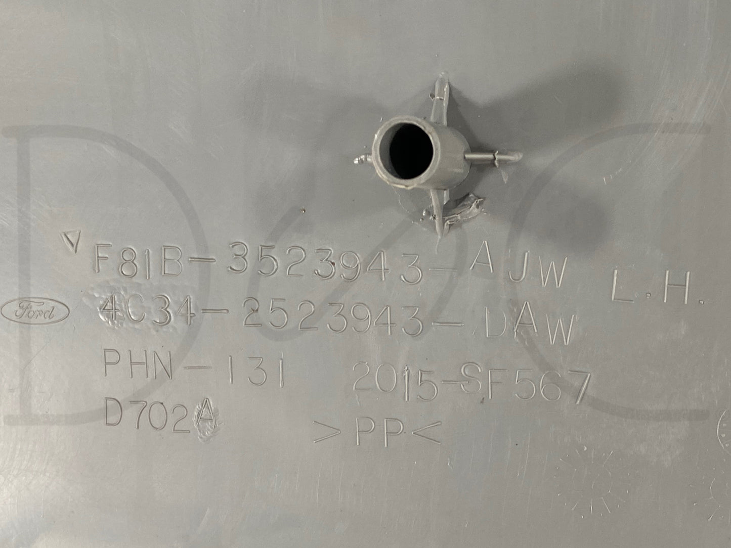 99-07 Ford F250 F350 XL LH Left Driver Front Door Panel Gray OE