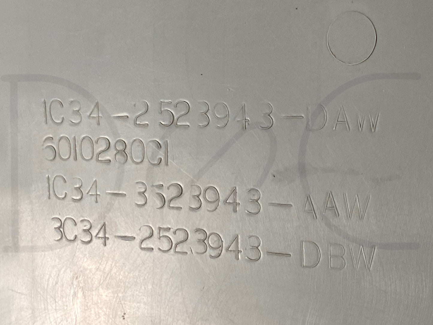 99-07 Ford F250 F350 XL LH Left Driver Front Door Panel Gray OE