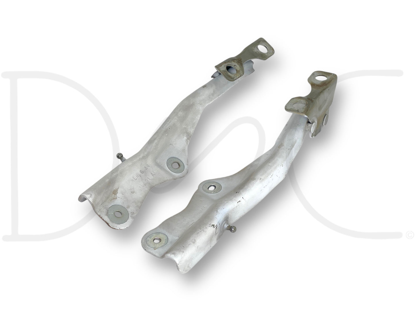 99-07 Ford F250 F350 Super Duty Hood Hinge Set White Hood Hinges OE RH LH Pair