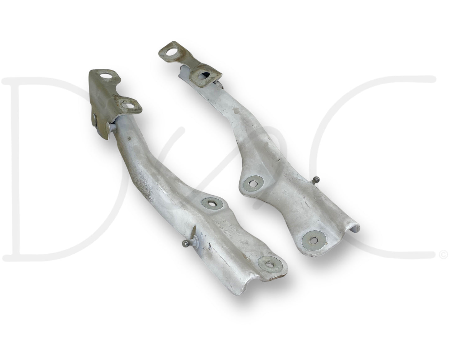 99-07 Ford F250 F350 Super Duty Hood Hinge Set White Hood Hinges OE RH LH Pair