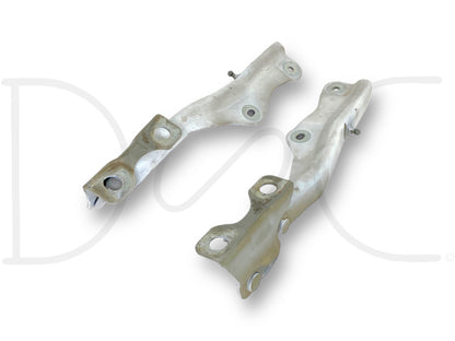 99-07 Ford F250 F350 Super Duty Hood Hinge Set White Hood Hinges OE RH LH Pair