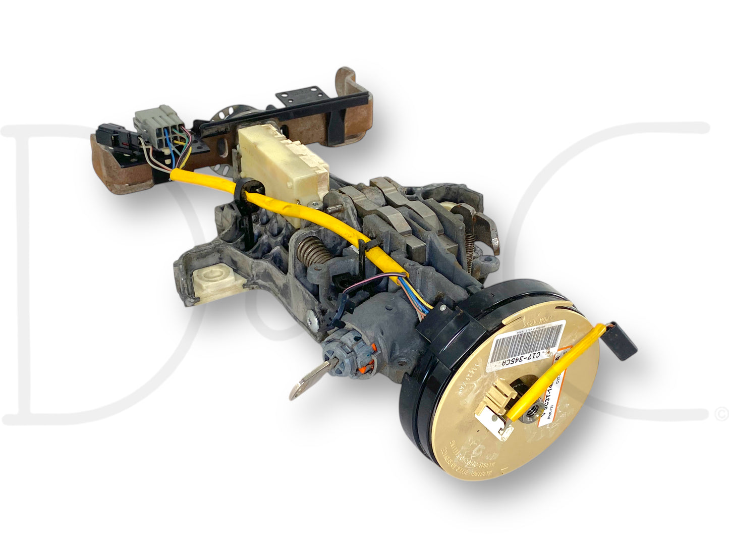 05-07 Ford F250 F350 Tilt Steering Column Auto Trans W/ Key & Clockspring OE