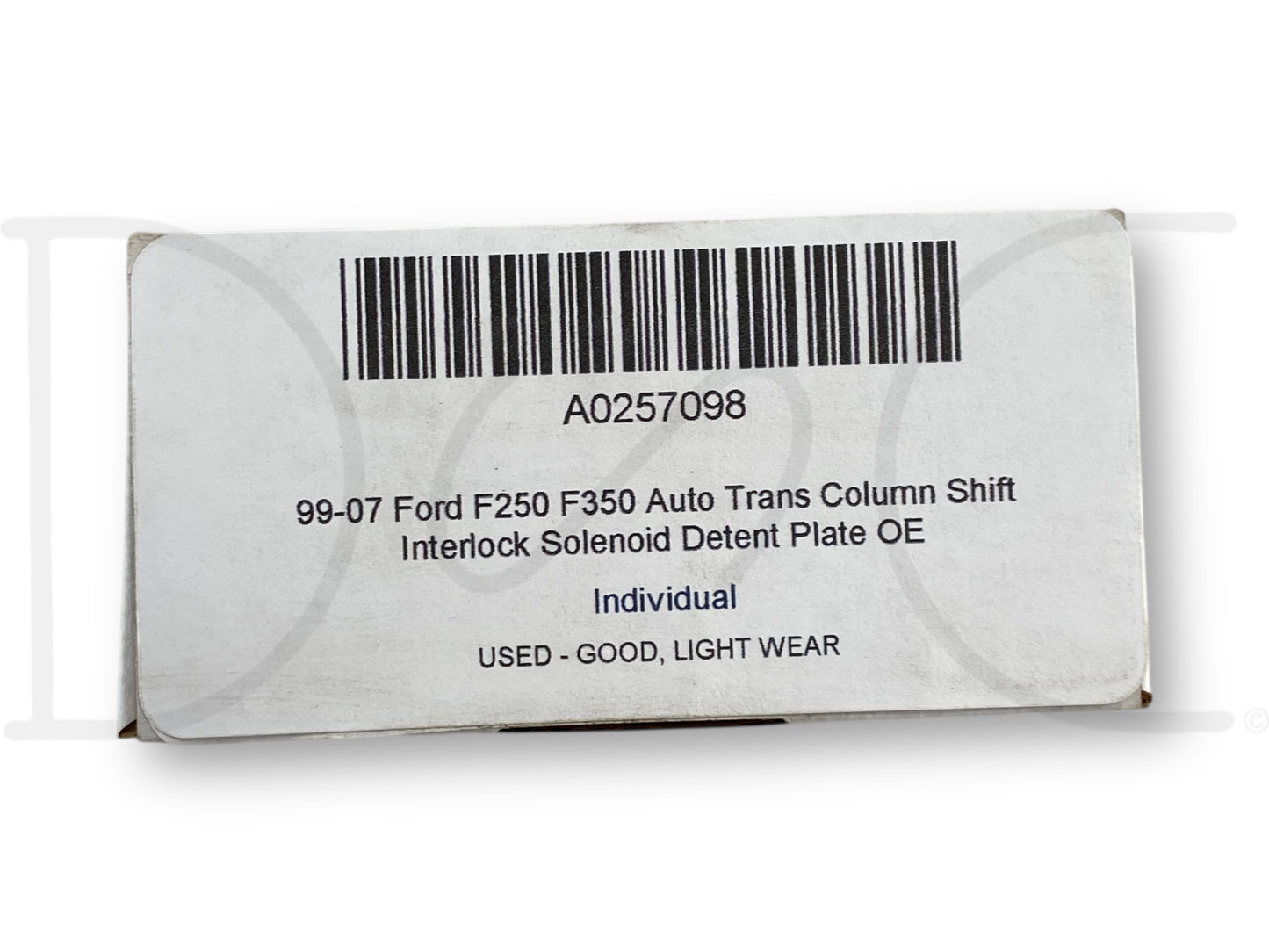 99-07 Ford F250 F350 Auto Trans Column Shift Interlock Solenoid Detent Plate OE