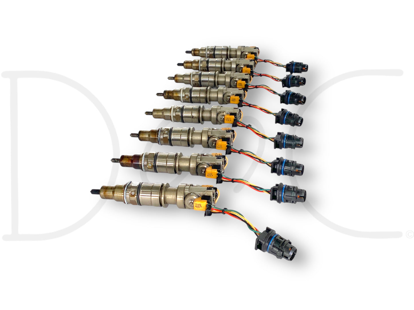 03-07 Ford F250 F350 6.0 6.0L Diesel Fuel Injector Set (8) Injectors *Cores*