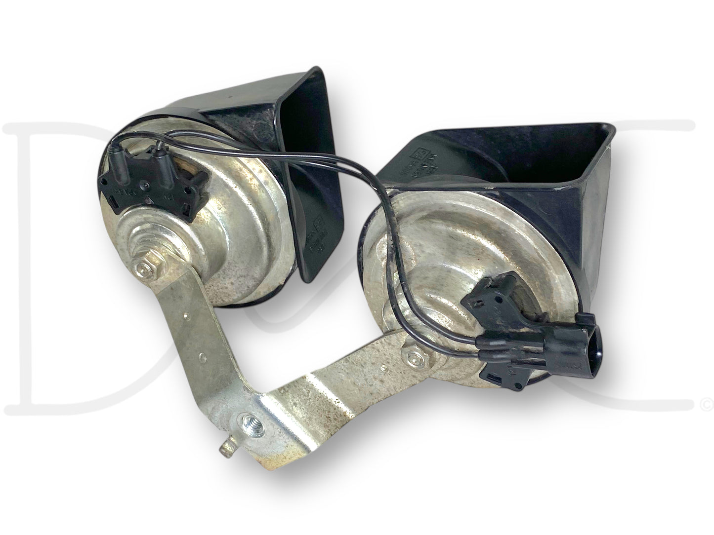 05-07 Ford F250 F350 Super Duty Horn Pair OEM Dual Note Horns