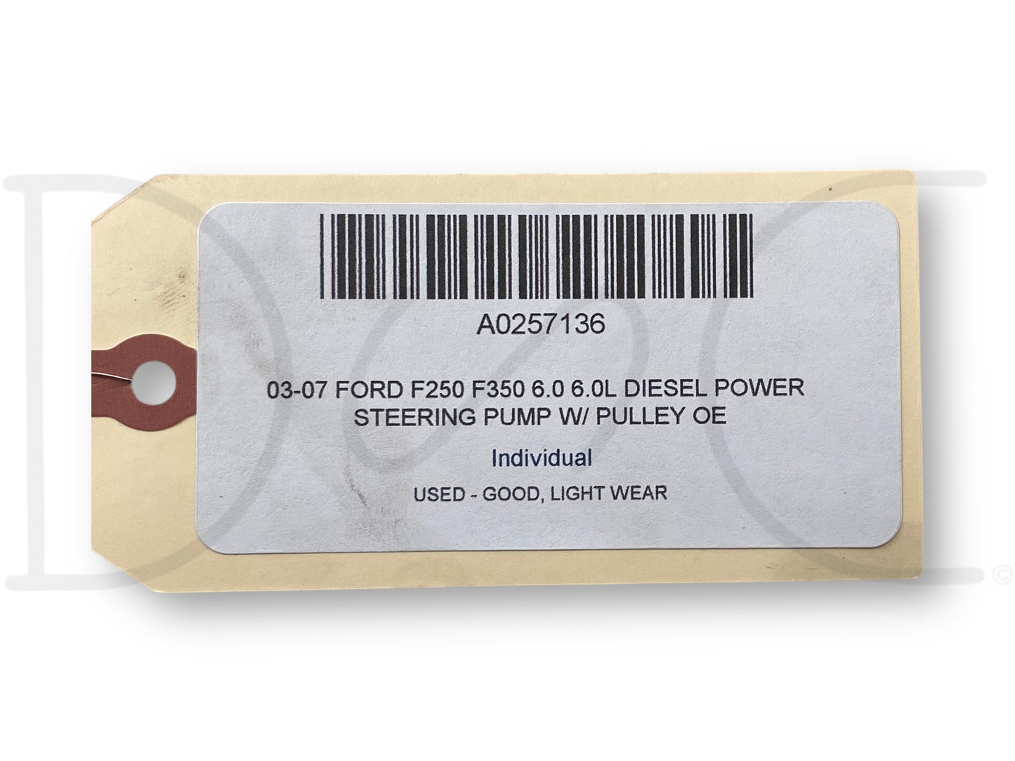 03-07 Ford F250 F350 6.0 6.0L Diesel Power Steering Pump W/ Pulley OE