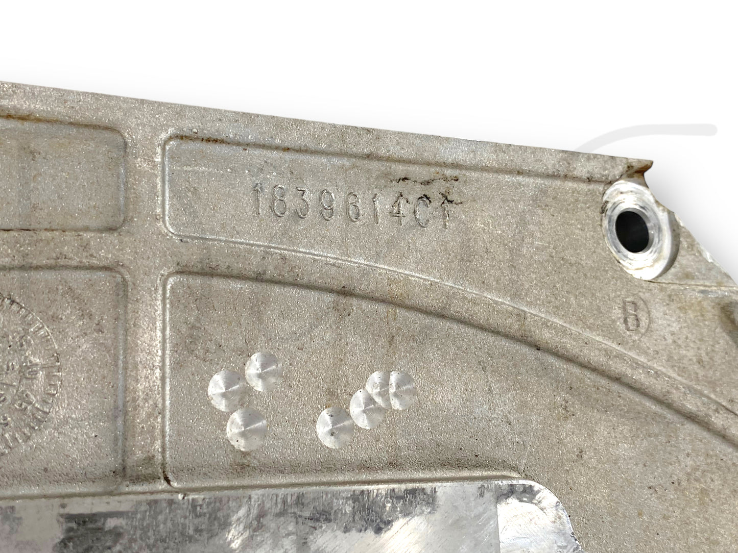 03-07 Ford F250 F350 6.0 5R110 Auto Trans Rear Engine Adapter Plate OE 1839614C1