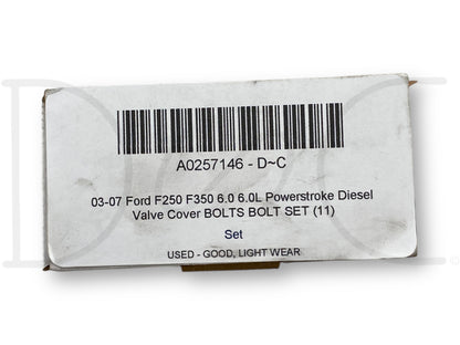 03-07 Ford F250 F350 6.0 6.0L Powerstroke Diesel Valve Cover Bolts Bolt Set (11)
