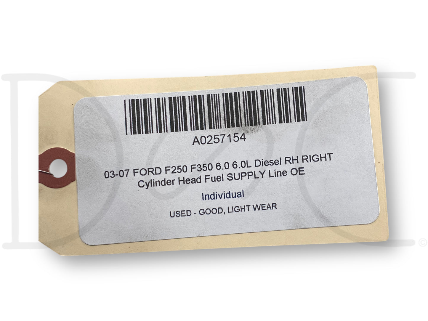 03-07 Ford F250 F350 6.0 6.0L Diesel RH Right Cylinder Head Fuel Supply Line OE