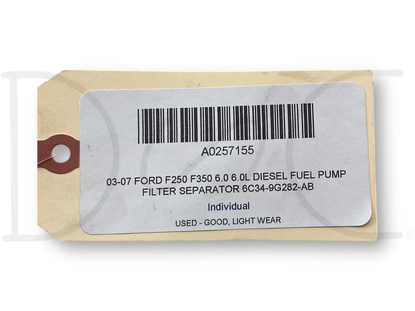 03-07 Ford F250 F350 6.0 6.0L Diesel Fuel Pump Filter Separator 6C34-9G282-AB