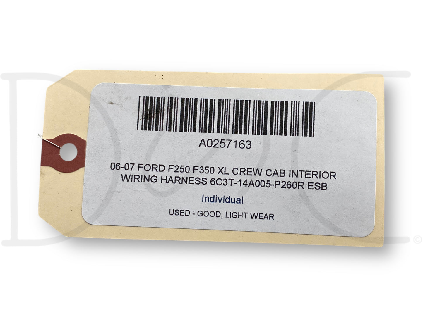 06-07 Ford F250 F350 XL Crew Cab Interior Wiring Harness 6C3T-14A005-P260R Esb