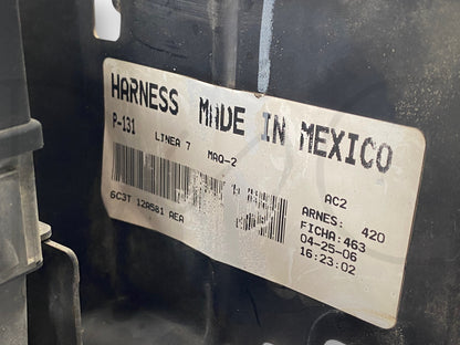 2006 Ford F250 F350 6.0 Front Engine Bay Wiring Harness 6C3T-12A581-P260F Aea