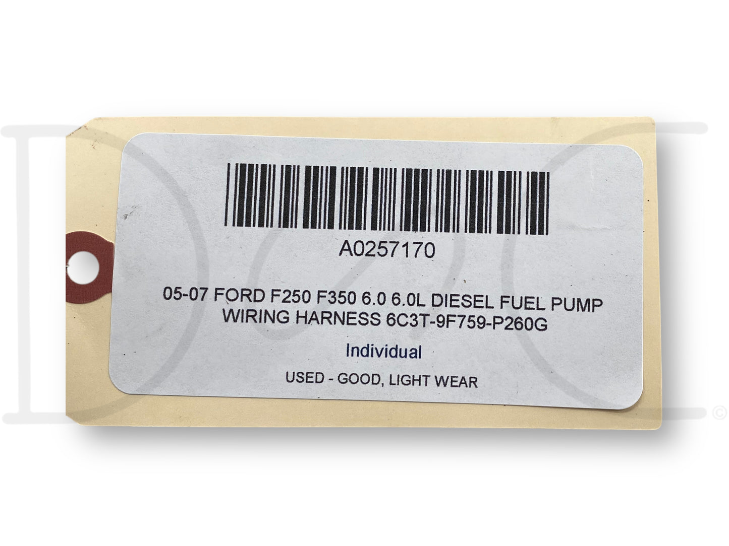 05-07 Ford F250 F350 6.0 6.0L Diesel Fuel Pump Wiring Harness 6C3T-9F759-P260G