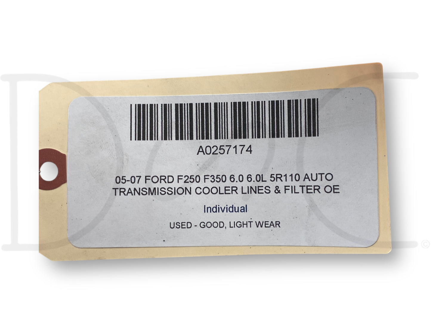 05-07 Ford F250 F350 6.0 6.0L 5R110 Auto Transmission Cooler Lines & Filter OE