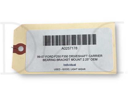 99-07 Ford F250 F350 Driveshaft Carrier Bearing Bracket Mount 2.25" OEM