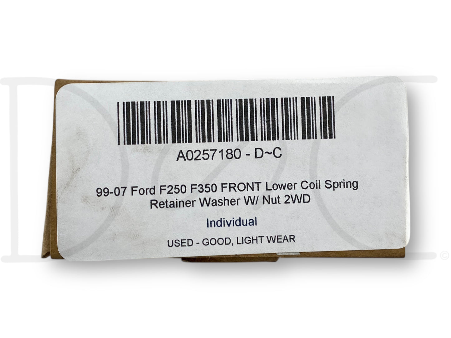 99-07 Ford F250 F350 Front Lower Coil Spring Retainer Washer W/ Nut 2WD