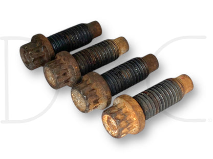 99-10 Ford Super Duty F250 F350 Driveshaft To Flange Bolts OEM Bolt Set (4)