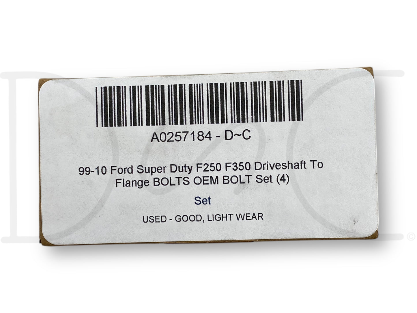 99-10 Ford Super Duty F250 F350 Driveshaft To Flange Bolts OEM Bolt Set (4)