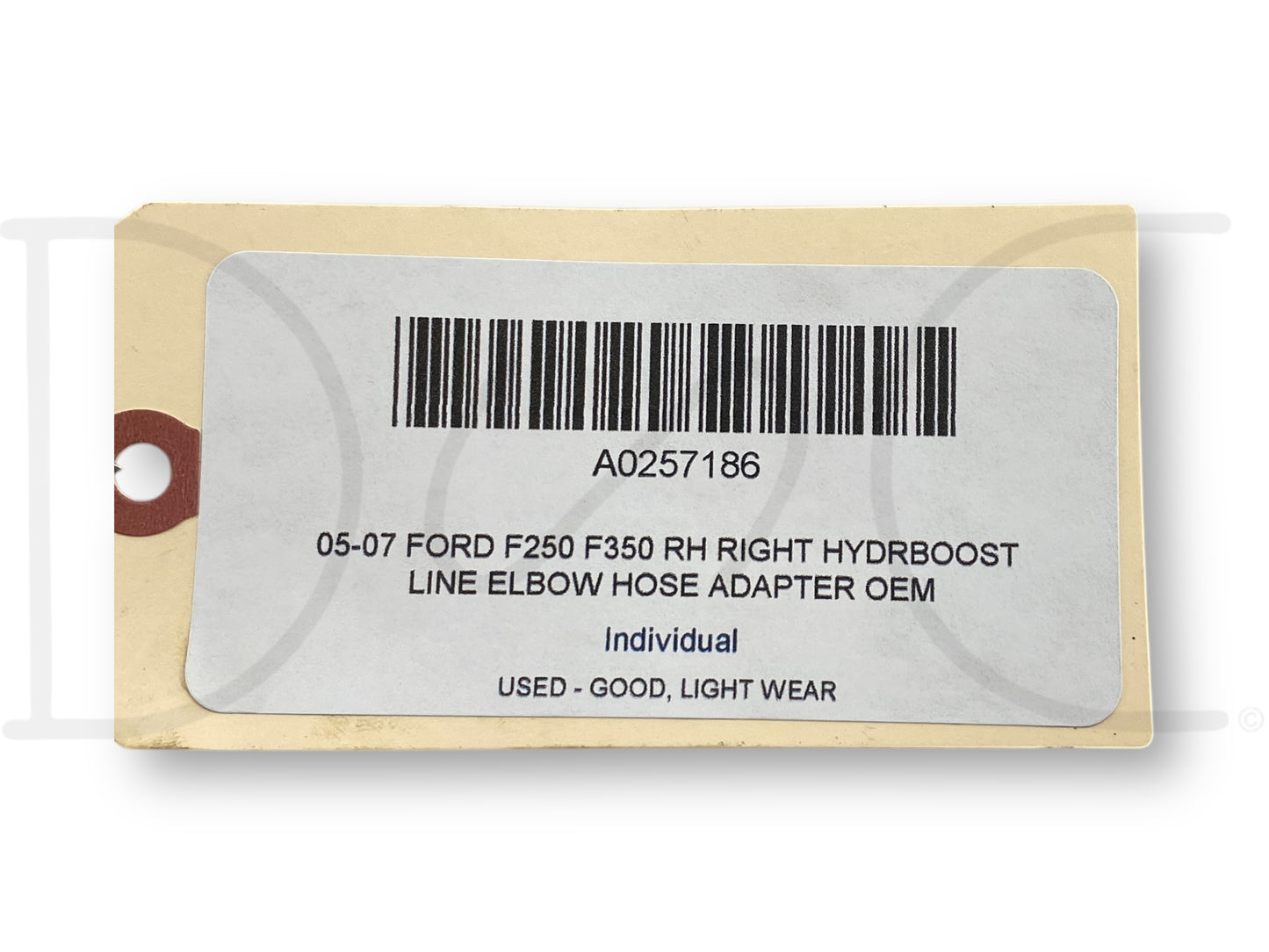 05-07 Ford F250 F350 RH Right Hydrboost Line Elbow Hose Adapter OEM