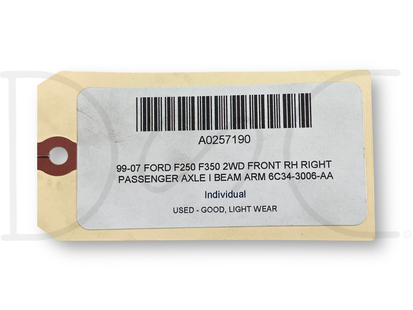 99-07 Ford F250 F350 2WD Front RH Right Passenger Axle I Beam Arm 6C34-3006-Aa