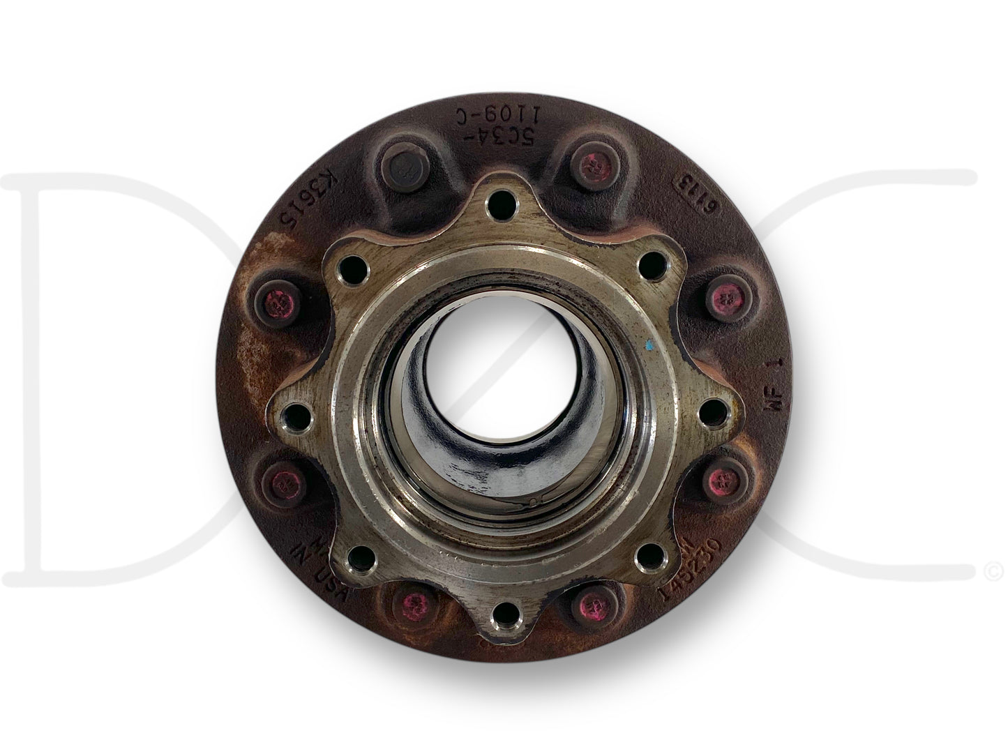 05-06 Ford F350 DRW Dually DANA 80 Rear Axle Wheel Hub 8 Lug OEM 5C34-1109-C