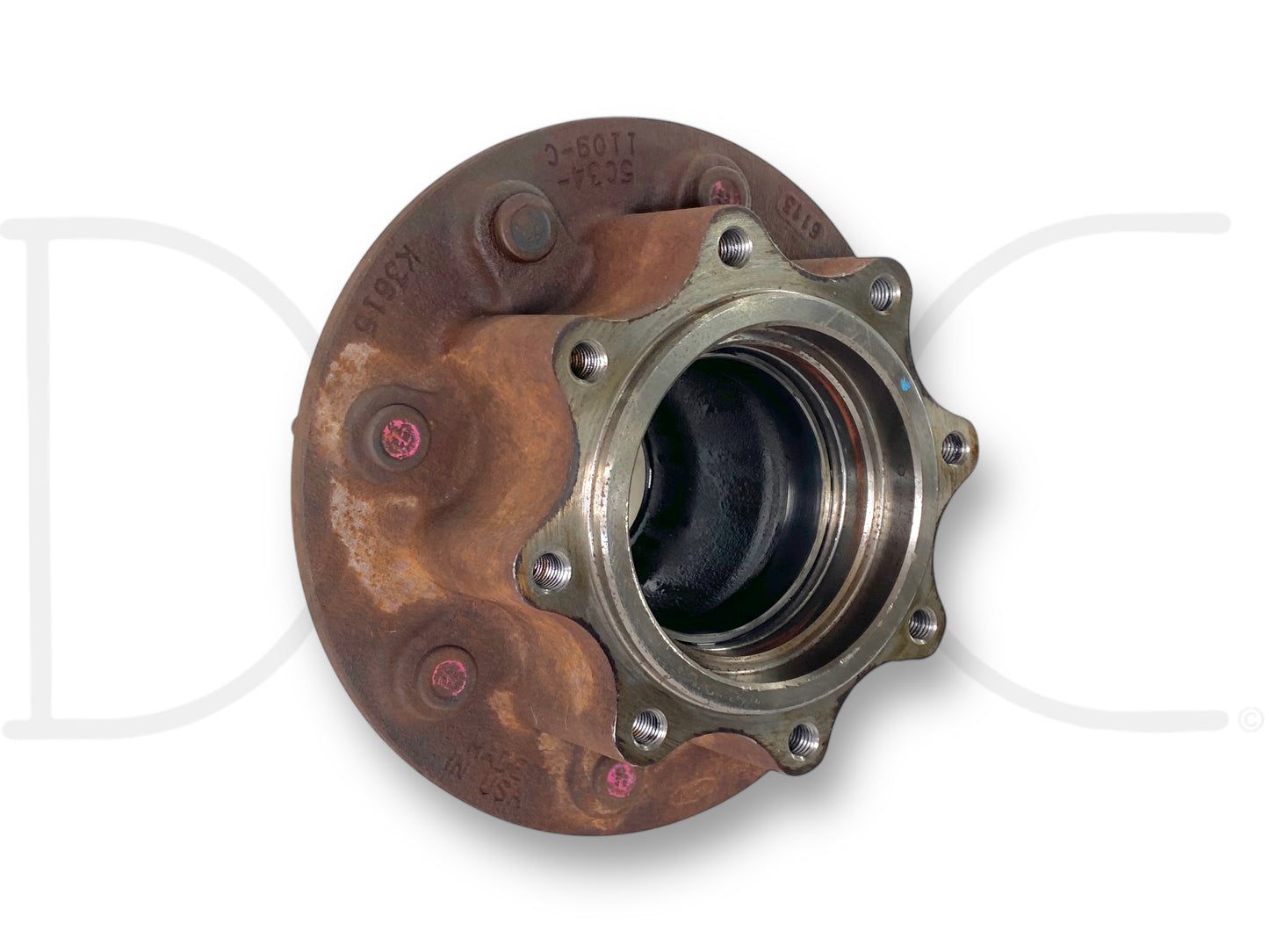 05-06 Ford F350 DRW Dually DANA 80 Rear Axle Wheel Hub 8 Lug OEM 5C34-1109-C