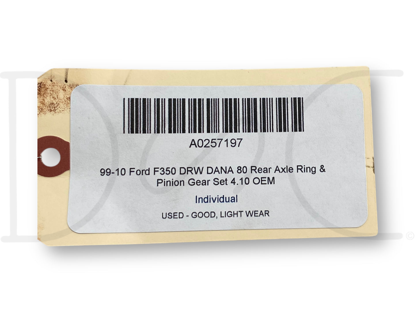 99-10 Ford F350 DRW DANA 80 Rear Axle Ring & Pinion Gear Set 4.10 OEM