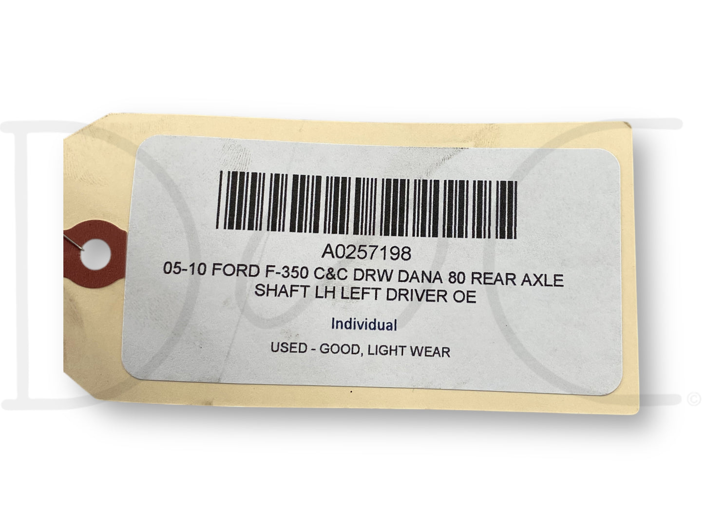 05-10 Ford F-350 C&C DRW DANA 80 Rear Axle Shaft LH Left Driver OE