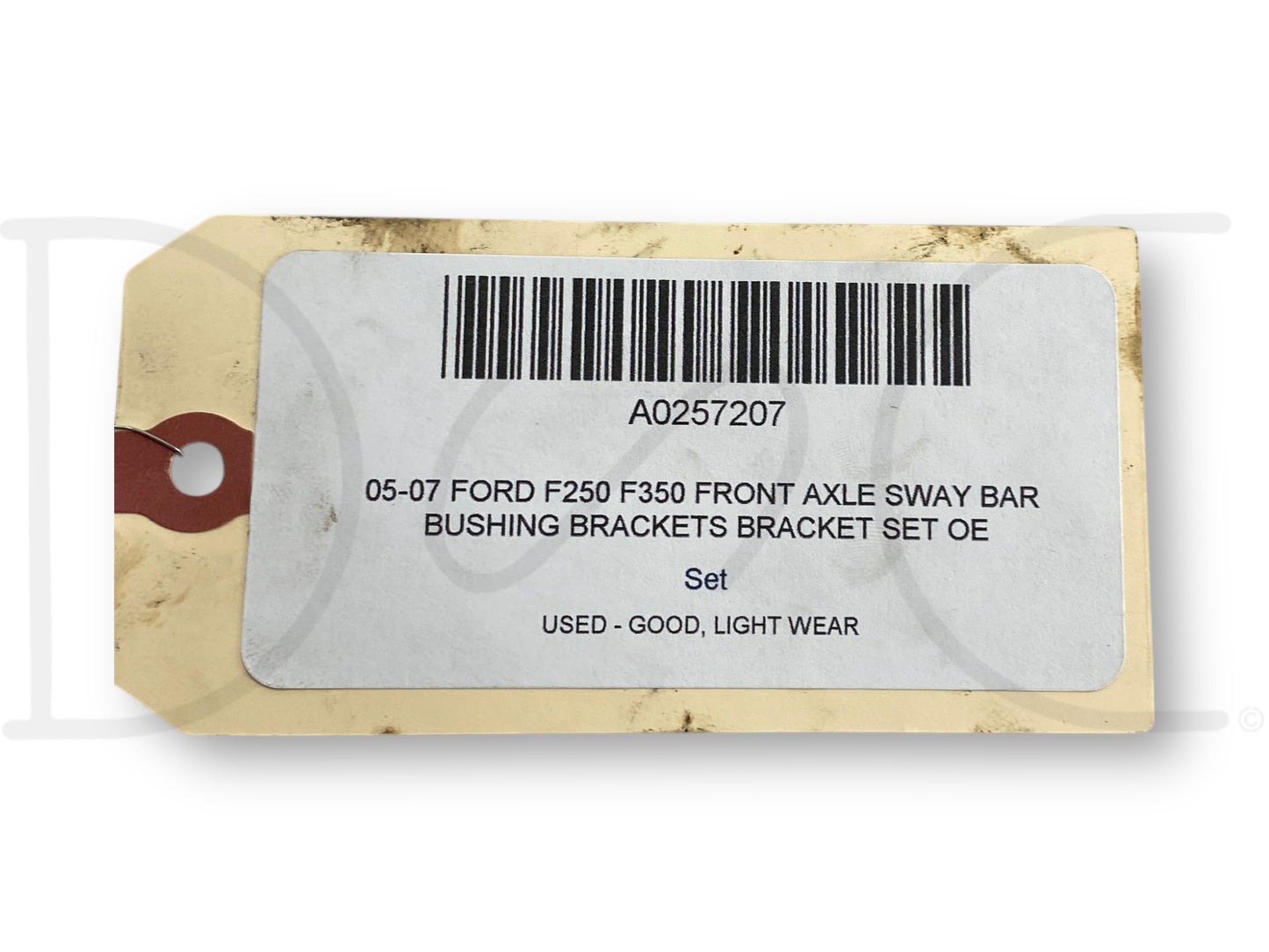 05-07 Ford F250 F350 Front Axle Sway Bar Bushing Brackets Bracket Set OE