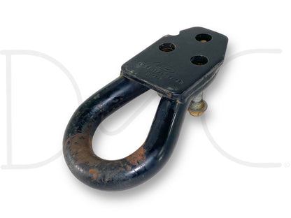 00-07 Ford F250 F350 Tow Hook Recovery Loop Black W/ Bolts 5C34-17A954-AB