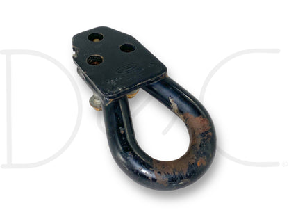 00-07 Ford F250 F350 Tow Hook Recovery Loop Black W/ Bolts 5C34-17A954-AB