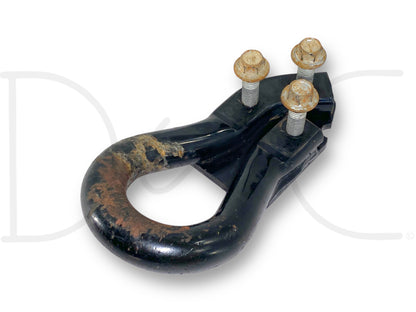 00-07 Ford F250 F350 Tow Hook Recovery Loop Black W/ Bolts 5C34-17A954-AB