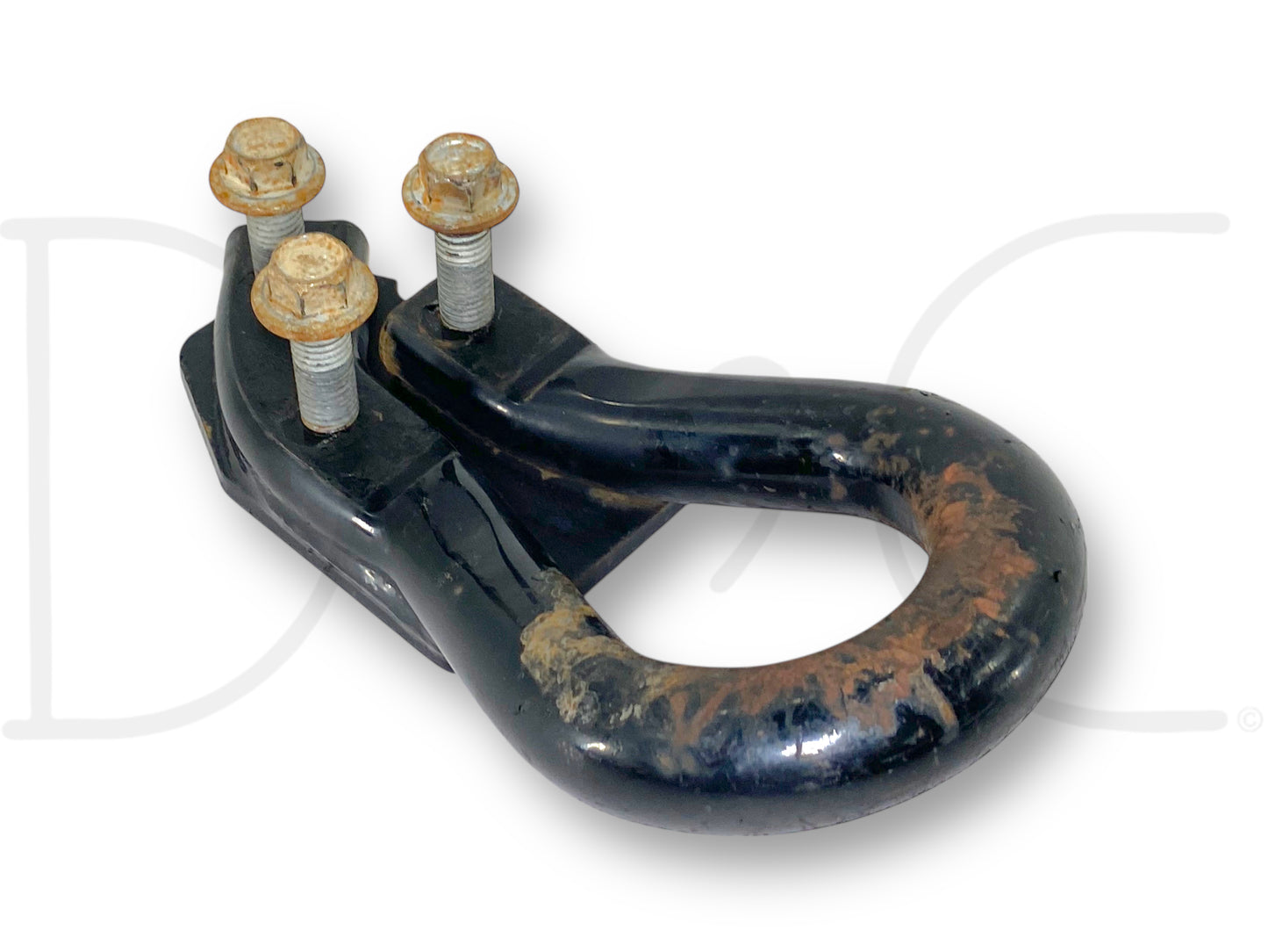 00-07 Ford F250 F350 Tow Hook Recovery Loop Black W/ Bolts 5C34-17A954-AB