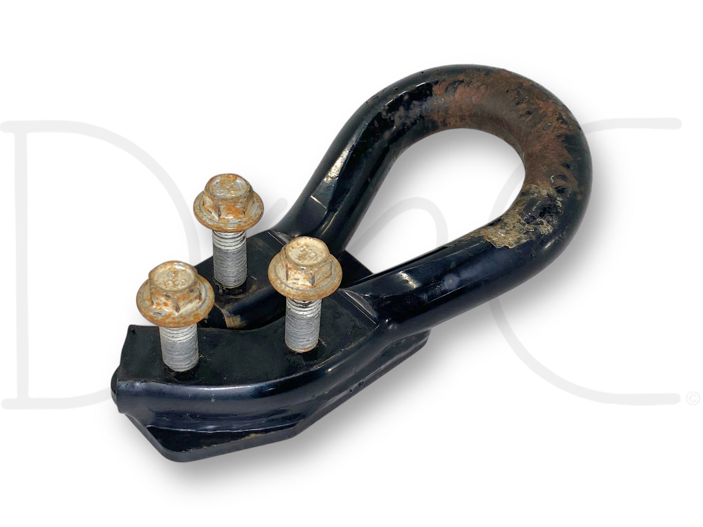 00-07 Ford F250 F350 Tow Hook Recovery Loop Black W/ Bolts 5C34-17A954-AB