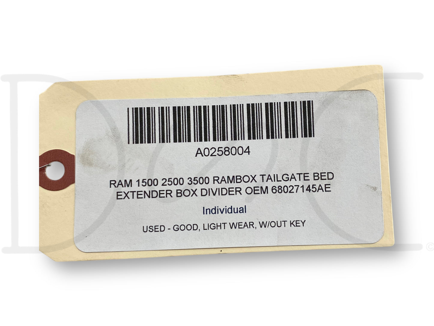 Ram 1500 2500 3500 Rambox Tailgate Bed Extender Box Divider OEM 68027145Ae