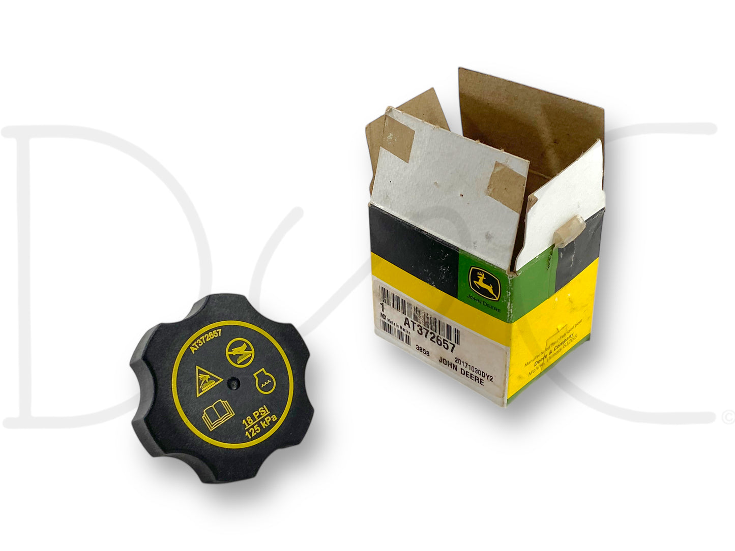 John Deere Radiator Surge Tank Fill Filler Cap 18 Psi At372657