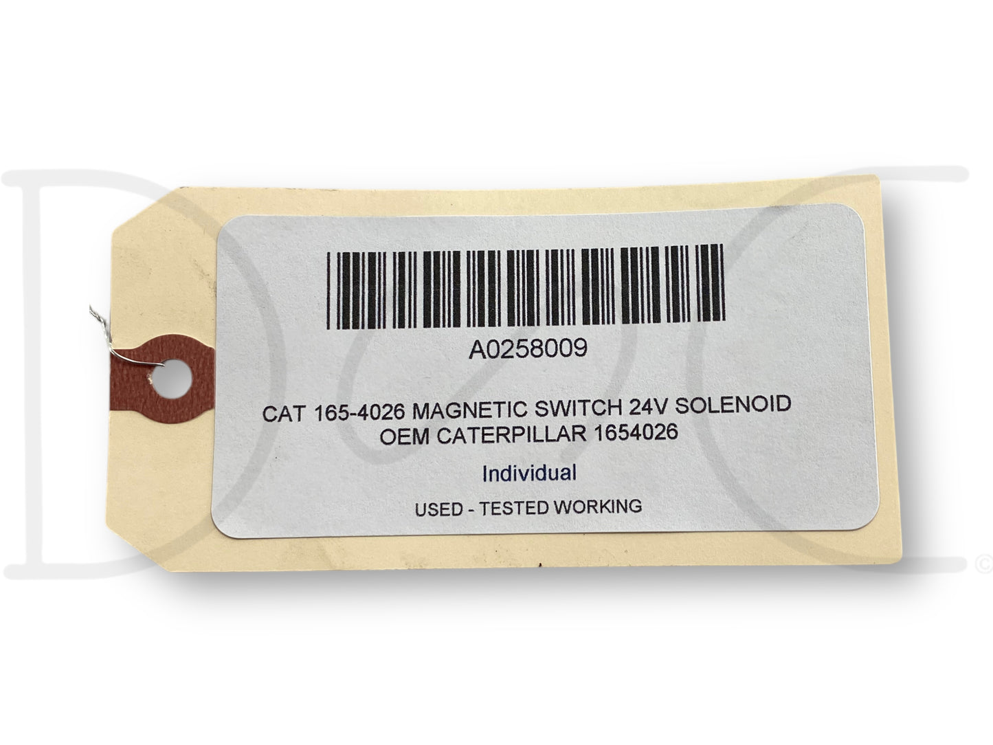 Cat 165-4026 Magnetic Switch 24V Solenoid OEM Caterpillar 1654026