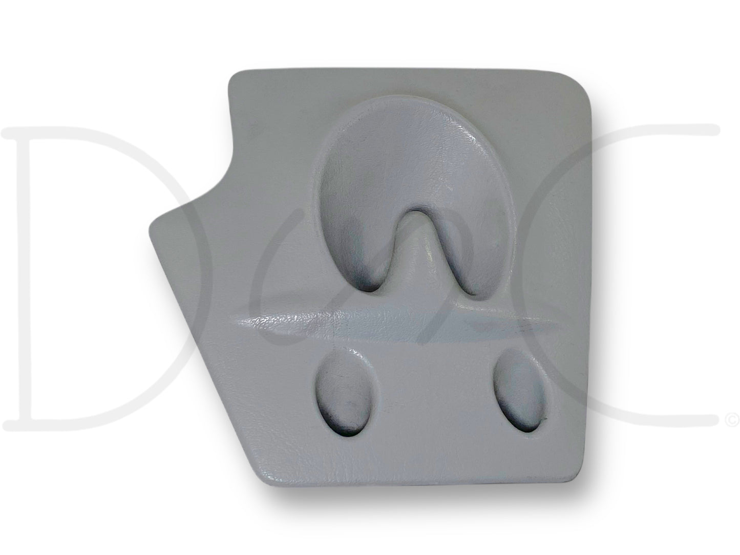 99-04 Ford F250 F350 Center Dash Trash Bag Hook Ashtray Delete Panel Gray OE, used condition with light wear, compatible with 1999-2004 Ford Super Duty trucks and Excursion models.
