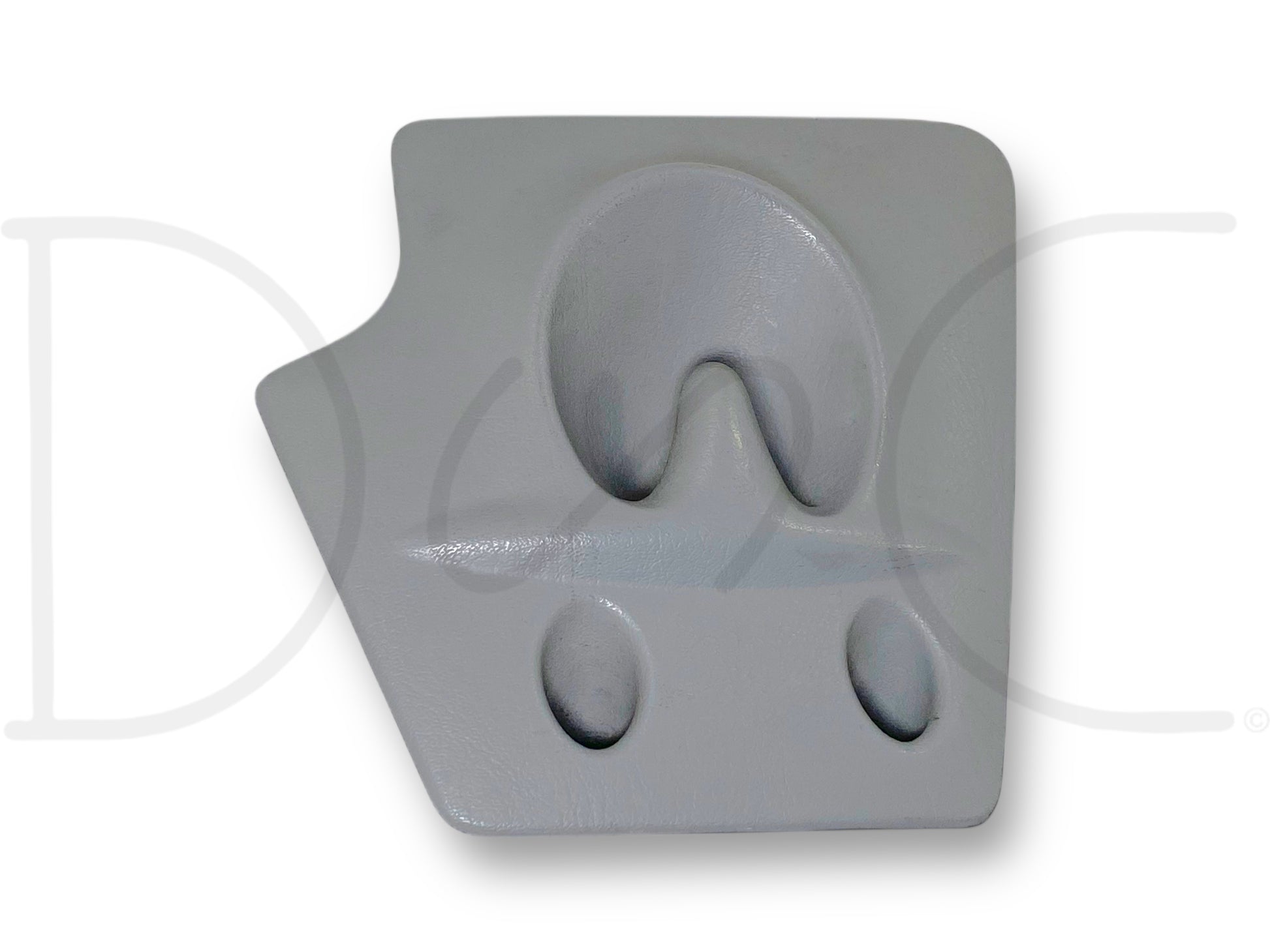 99-04 Ford F250 F350 Center Dash Trash Bag Hook Ashtray Delete Panel Gray OE, used condition with light wear, compatible with 1999-2004 Ford Super Duty trucks and Excursion models.