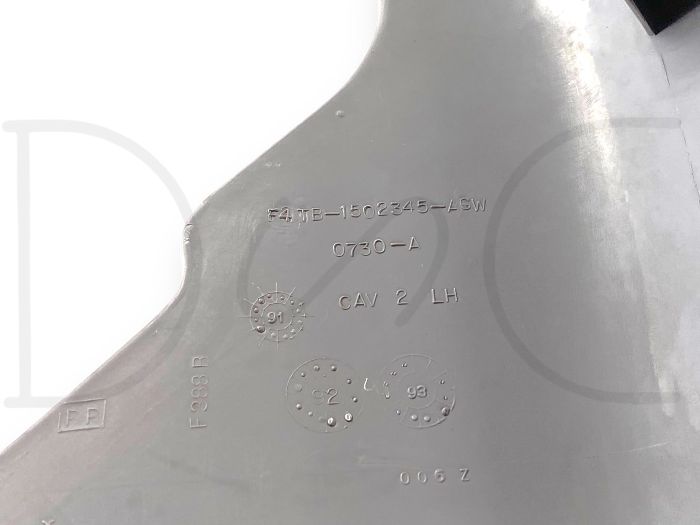 92-97 Ford F250 F350 LH Left Driver Lower Kick Panel Trim Gray OE