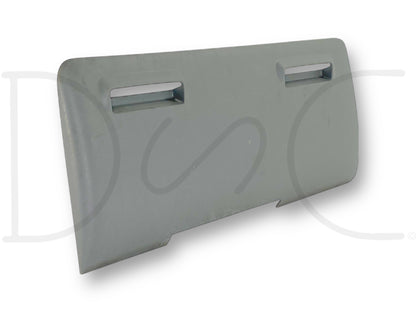 05-07 Ford F250 F350 Lower Dash Fuse Panel Cover Trim Gray OE 5C34-25044F08-A used with light wear and scratches, compatible with 2005-2007 Super Duty models including F-250, F-350, F-450, and F-550.