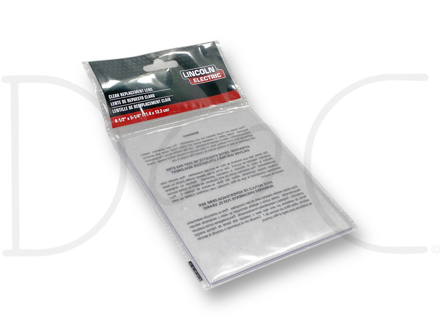 Lincoln Electric Kh619 Clear Polycarbonate Replacement Lens 4.5"X5.25"
