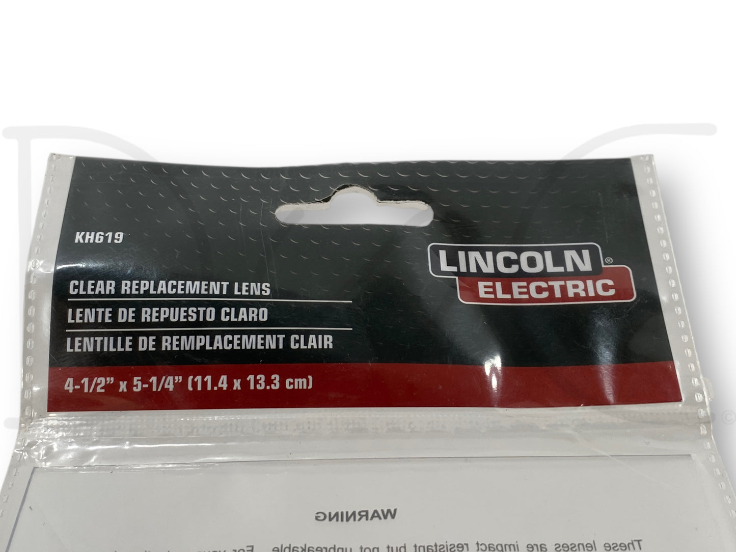 Lincoln Electric Kh619 Clear Polycarbonate Replacement Lens 4.5"X5.25"