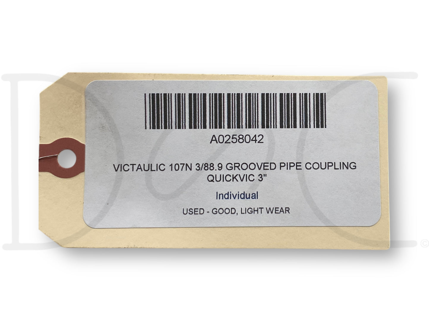 Victaulic 107N 3/88.9 Grooved Pipe Coupling Quickvic 3"
