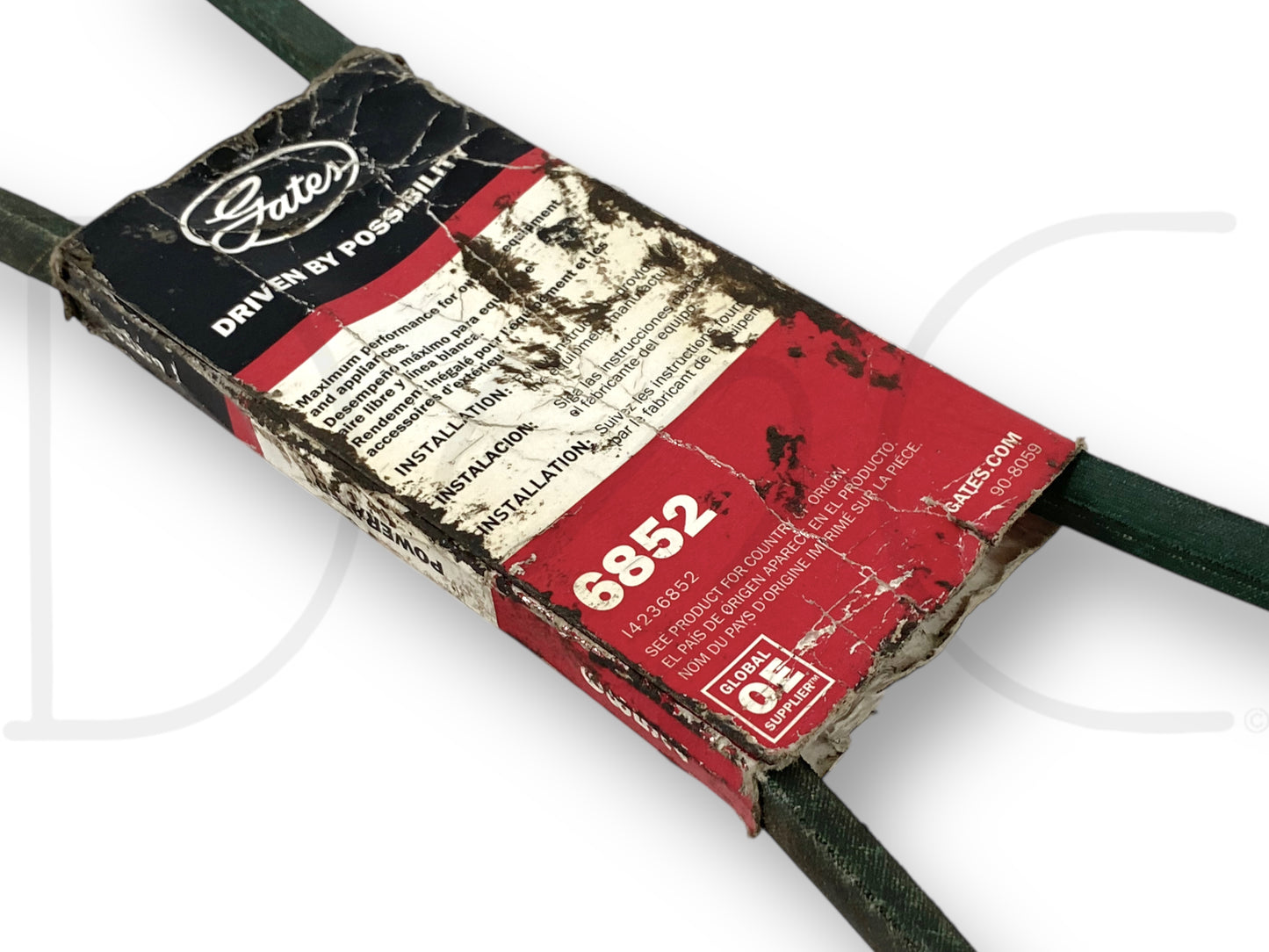 Gates 6852 Powerated V-Belt 1/2" X 52" 4L520K